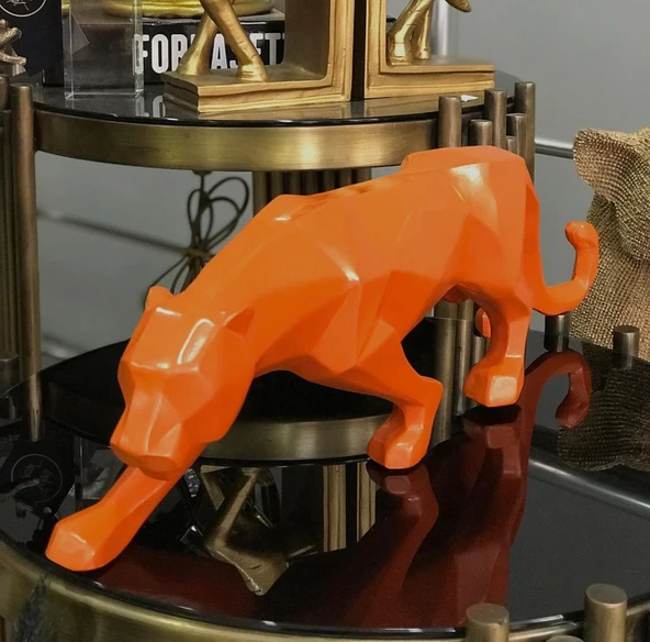 Dekoratif kübik leopar biblo - 5