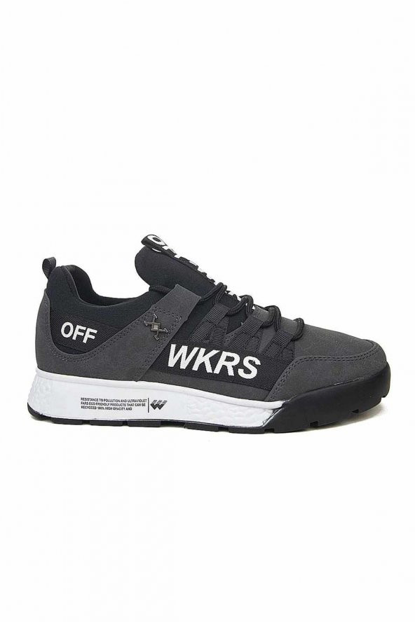 Wickers Erkek Spor Ayakkabı Garson Gri Wkrs 2300 - 2