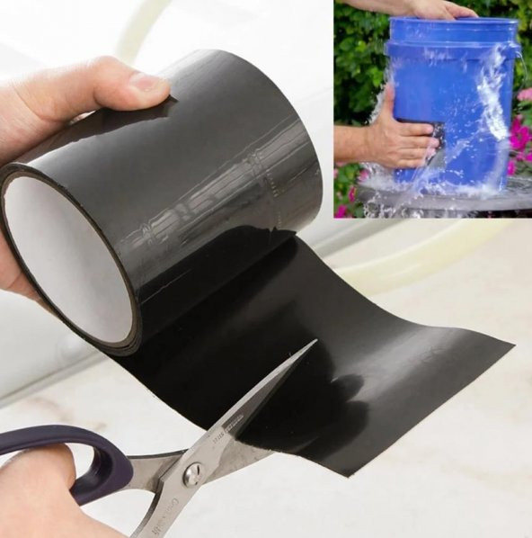 Linex Su Geçirmez Sızdırmaz Boru Tamir Yama Bant 10cm x 1.5 Metre - 8