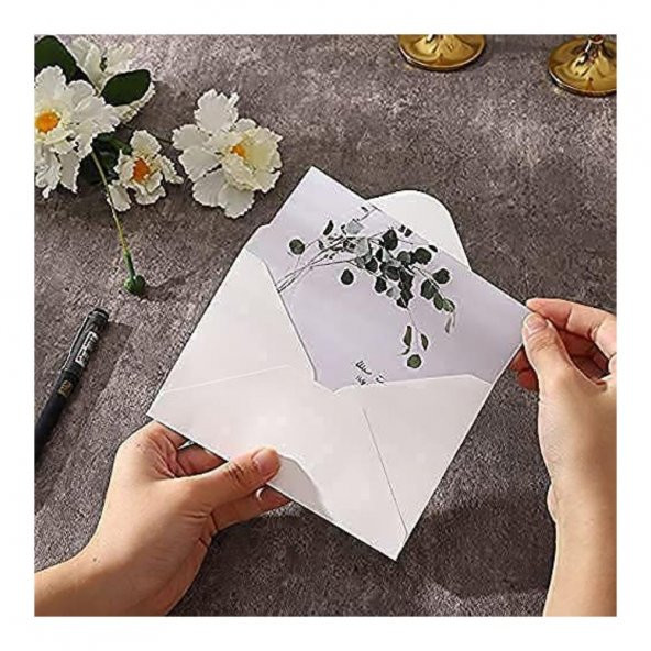 Zarf 13x18 Davetiye Zarfı Beyaz 50li 1 Paket Artlantis Beyaz Davetiye Zarfı 13*18 50li 1 Paket - 2