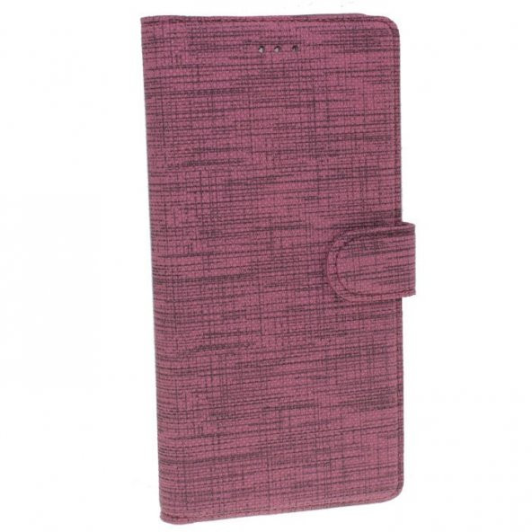 General Mobile GM5 Plus Kum Deluxe Kapaklı Cüzdan Kartlıklı Para Bölmeli Kılıf 360 Tam Koruma - 3