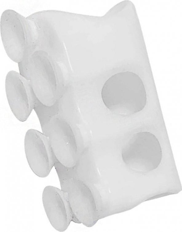 Silikon Vantuzlu Duş Başlığı Askısı Duş Ahize Tututcu Vidasız 7 Vantuzlu Tutucu - 2