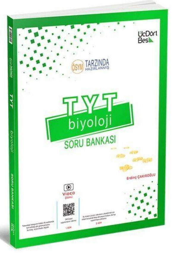 TYT Biyoloji Soru Bankası Üç Dört Beş Yayınları