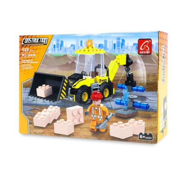 29418 Ausini, İnşaat Seti, 123 Parça, +6 yaş - 6