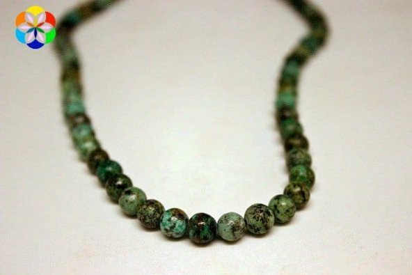 Afrika Turkuazı Taşı Dizi Royal Quality 6mm - Resim 2