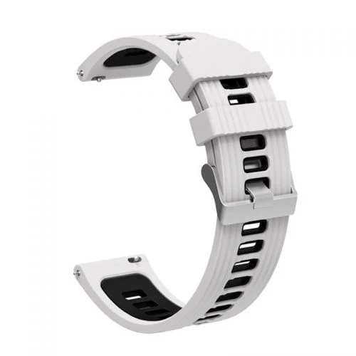 Gpack Amazfit GTS 2e Kordon Delikli Çift Renk Şık Tasarım KRD 55 - 4