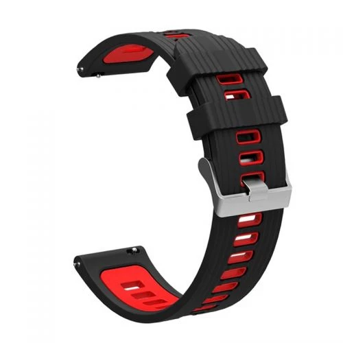 Gpack Amazfit GTS 2e Kordon Delikli Çift Renk Şık Tasarım KRD 55 - 2