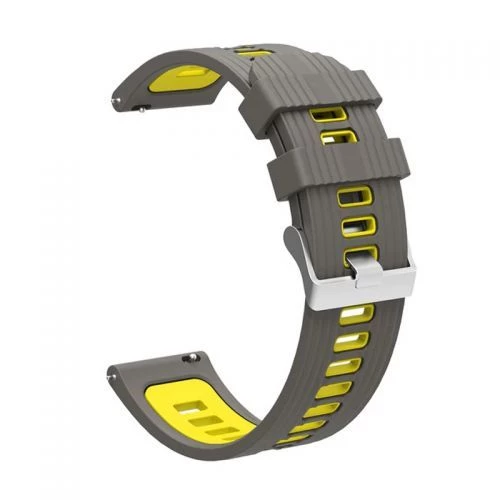 Gpack Amazfit GTS 2e Kordon Delikli Çift Renk Şık Tasarım KRD 55 - 5