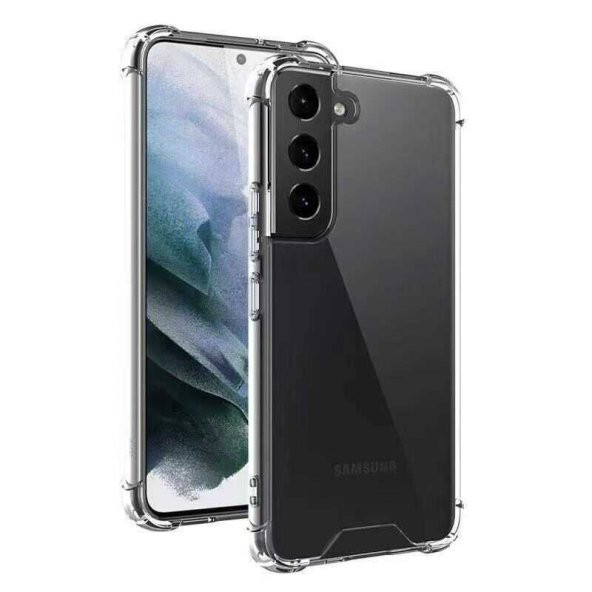 Gpack Samsung Galaxy S22 Plus Kılıf AntiShock Koruma Sert SilikonFull Nano Ekran