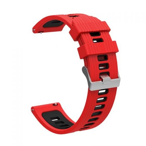 Gpack Amazfit GTS 2e Kordon Delikli Çift Renk Şık Tasarım KRD 55 - 6