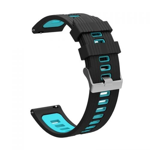 Gpack Amazfit GTS 2e Kordon Delikli Çift Renk Şık Tasarım KRD 55 - 7