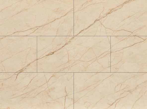 Renkli Duvarlar Tezgah Arası Kendinden Yapışkanlı PVC Bej Kaplama Paneli 30x60 cm - 3