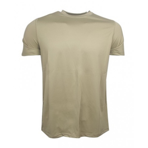 Askeri Termal Tişört Kısa Kol T-Shirt Kum Rengi
