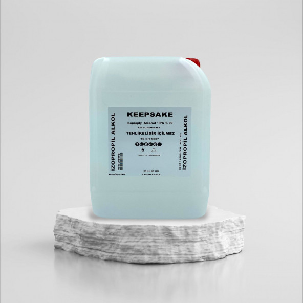 Keepsake 10 Litre İzopropil Alkol %99 Saf İpa İzopropil Alkol