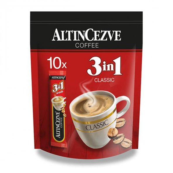 3ü1 Arada Classic 10 lu Paket (Tek İçimlik) 15 Gr x 10 Adet - 1