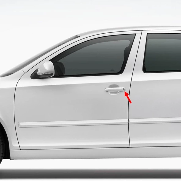 VW Golf 5 2004-2008 Ön Dış Kapı Kolu Kapağı 3B0837879A - 2