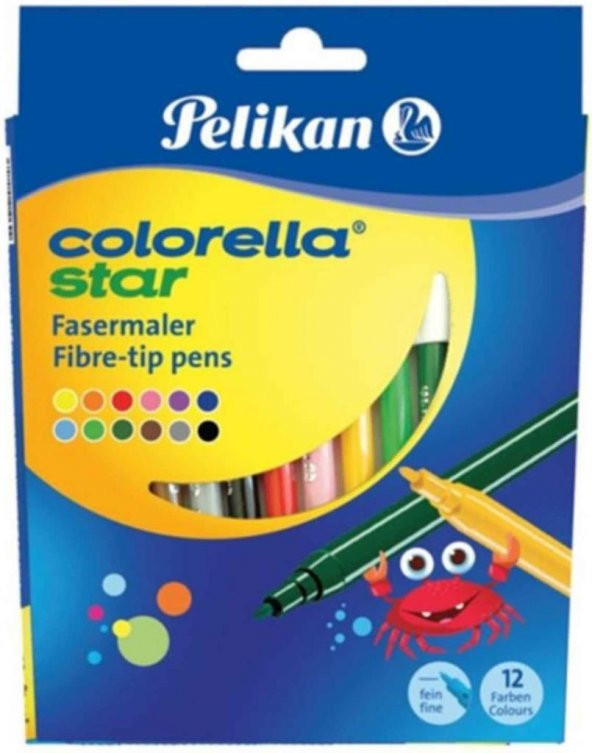 PELİKAN Colorella Keçeli Kalem 12 Renk