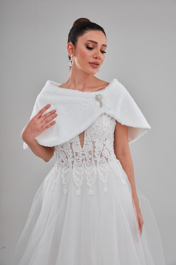 Gelin Kürkü , Gelin Ethol, Kürk ,Ceket, Bolero - 5