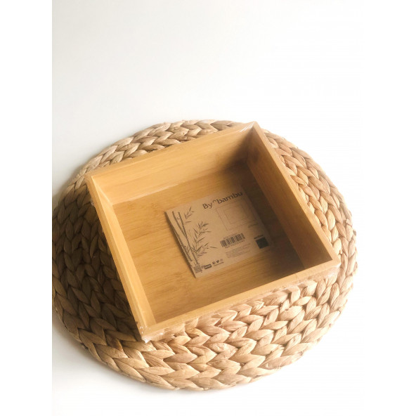 Den Tasarım Hediyelik Çok amaçlı Bambu Sepet Ekmek Sepeti