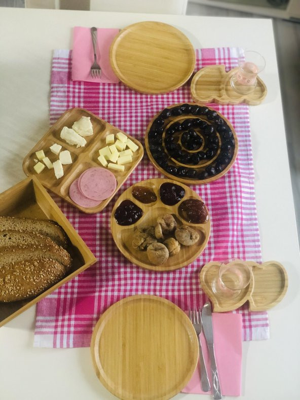 Den Tasarım Bambu Kahvaltı Seti 8li - 3