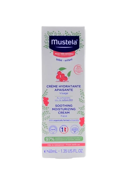 MUSTELA Soothing Moisturizing Cream Face 40 ml ürün görseli