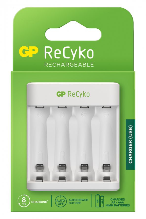 GP ReCyko E411 USB AA-AA Şarj Cihazı