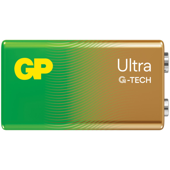 G-TECH Ultra Alkalin 9V - 6LR61 Boy 9V Pil Tekli Kart - 2