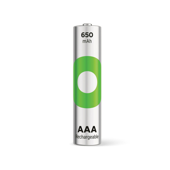 Gp Batteries Recyko 650 Aaa İnce Kalem Ni-Mh Şarjlı Pil 1.2 Volt 2Li Kart - 3