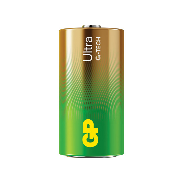 GP G-TECH Ultra Alkalin Orta LR14 - C Boy 1.5V Pil 2'li Kart - 3