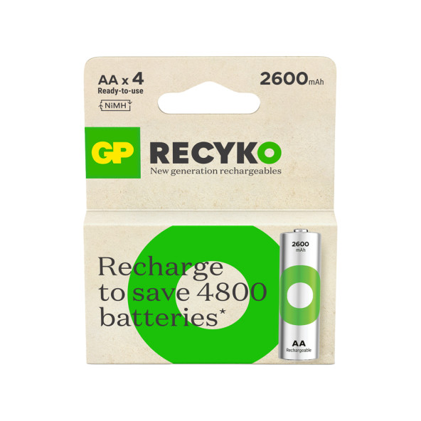 GP ReCyko 2700 Serisi AA Kalem 8li Şarj Edilebilir Pil - 2