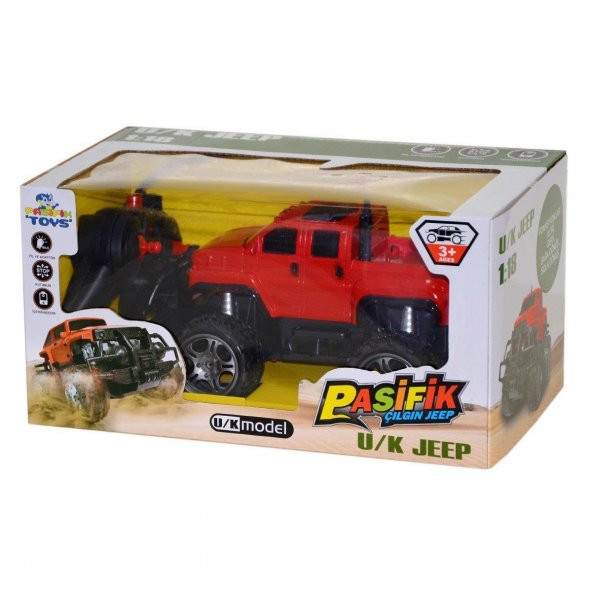 Pasifik Toys C22 168-C24 168 Kumandalı Şarjlı Çılgın Jeep 1:18