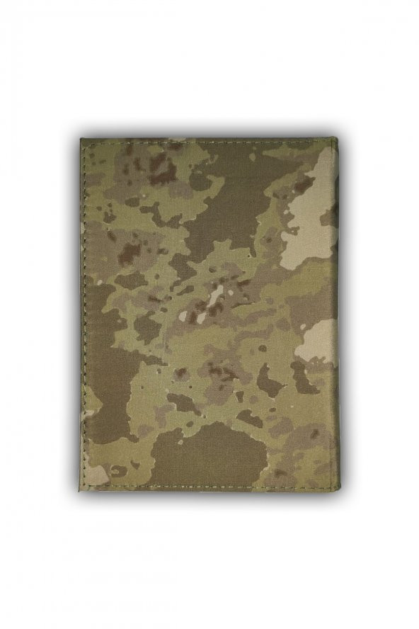 Kamuflaj Desenli Askeri Not Defteri - Kalem Hediyeli - (20 cm - 14.5 cm) - 2
