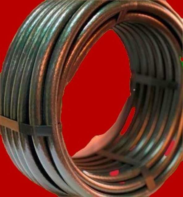 Örgülü 25 Bahçe Hortumu Yarım Parmak iç çap 12,5 mm 1/2”inç - 5