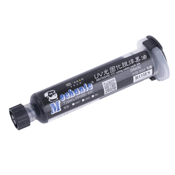 MECHANİC GY-UVH900-HY ANAKART BORD BOYASI 10 CC SİYAH