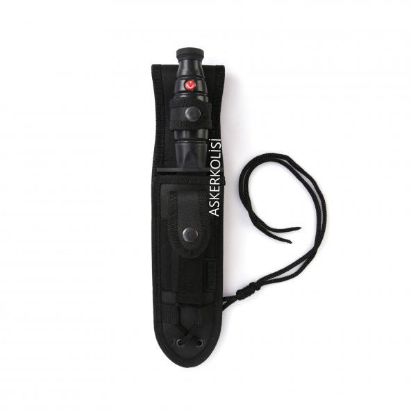 Siyah Saplı Siyah Komando Bıçağı Asker Dağcı Avcı Kasatura Bıçak