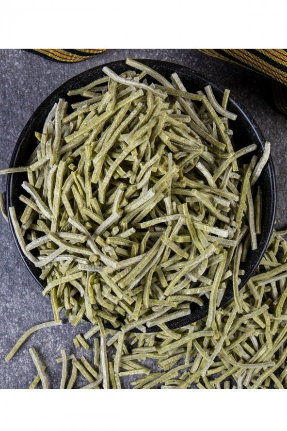 Şerife Ana Mutfağından Son Derece Steril Yöresel Organik Ispanaklı Erişte 250 GR - 2