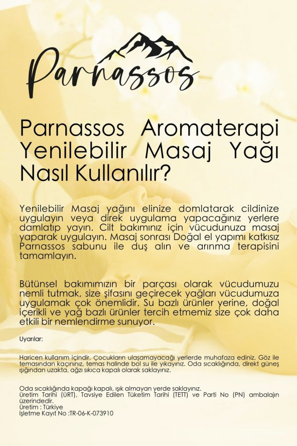 Parnassos 300ml White Sade Ve 150ml Çilek Özlü Afrodizyak Etkili Aromaterapi Masaj Yağı 2li Set - 6
