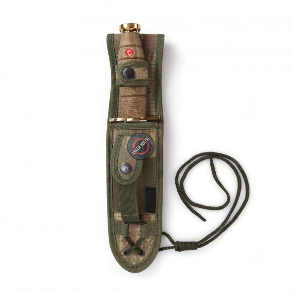 Ceviz Saplı Komando Bıçağı Asker Dağcı Avcı Büyük Bıçak - 2