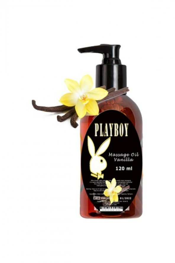 Playboy  Aromaterapi  Massage Oil 120 Ml Vanilya Aromalı Vücut Masaj Yağı