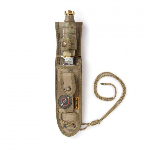 Jandarma Komando Bıçağı Asker Dağcı Avcı Büyük Boy Delikli Bıçak - 2