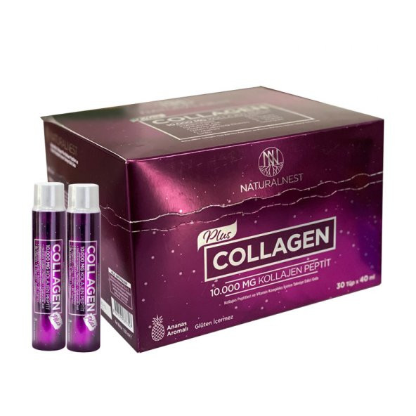 Naturalnest Plus Collagen Peptit Takviye Edici Gıda 30 x 40 ml - 1