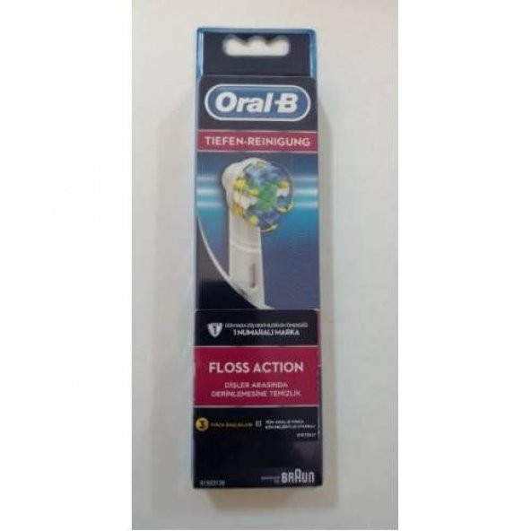 Oral-B Diş Fırçası Şarjlı Yedek Floss Action 3lü - 2