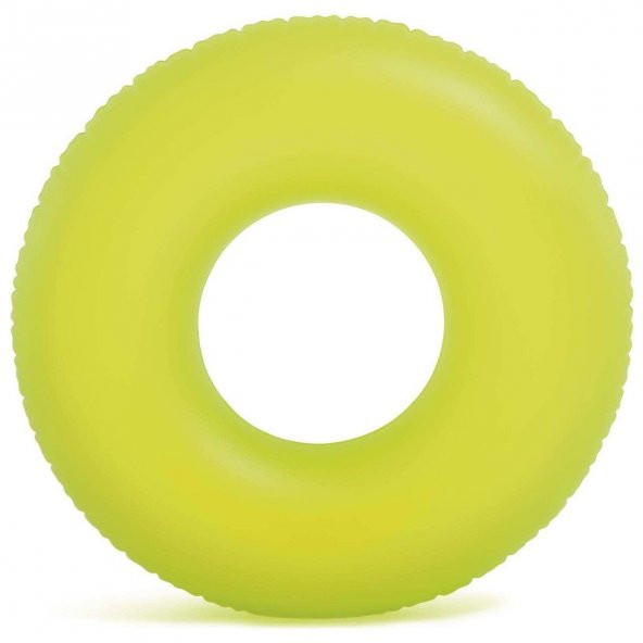 Intex 59262 Neon Sarı Renkli Simit 91 Cm