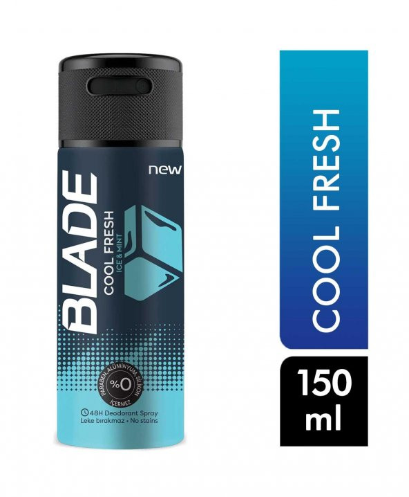 Blade Cool Freh Bay Deodorant 150 Ml