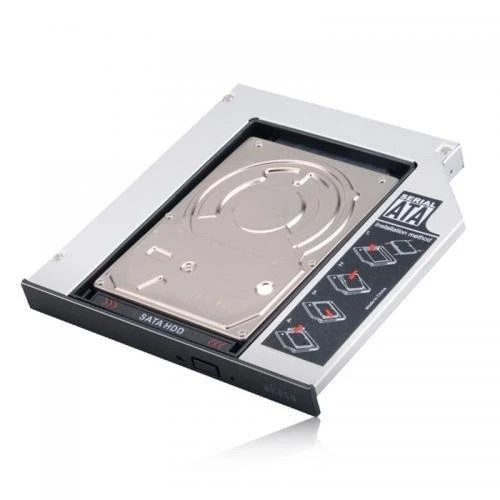 9.5 MM HDD SLİM CADDY LAPTOP DVD TO SSD KUTU SATA - 2