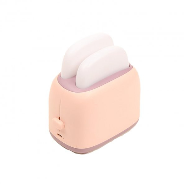 GP-EKMEK KIZARTMA MAKİNESİ TASARIM ÜÇ KADEMELİ USB ŞARJLI MASA LAMBASI TL13 PEMBE - 2