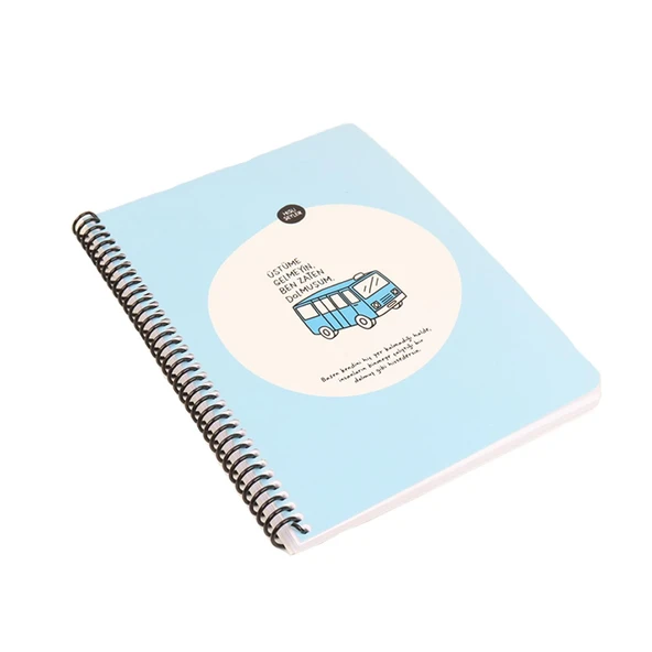HİSLİ ŞEYLER ÜSTÜME GELMEYİN BEN ZATEN DOLMUŞUM TASARIM 16,5/22,5CM 80 YAPRAK KARELİ DEFTER