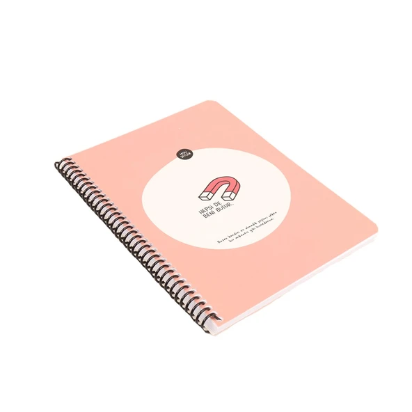 HİSLİ ŞEYLER HEPSİ DE BENİ BULUR TASARIM 16,5/22,5CM 80 YAPRAK KARELİ DEFTER