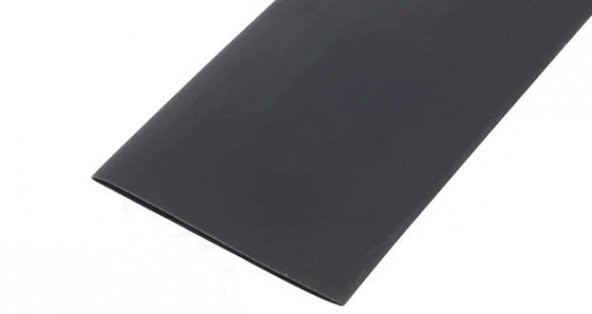 Isı ile 2/1 Daralan Makaron 51 mm - Siyah - 25 Metre