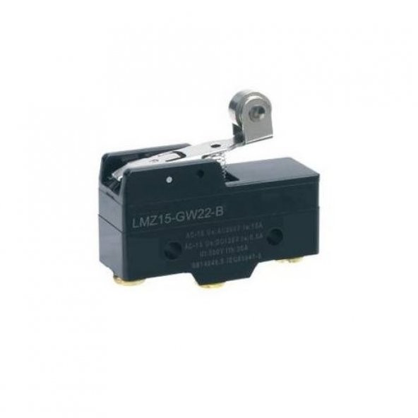 Z-15GW22-B Kısa Makaralı Mikro Switch - Resim 2